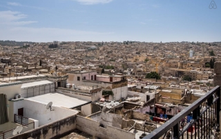 vue médina Riad Jamai: la ville de fes